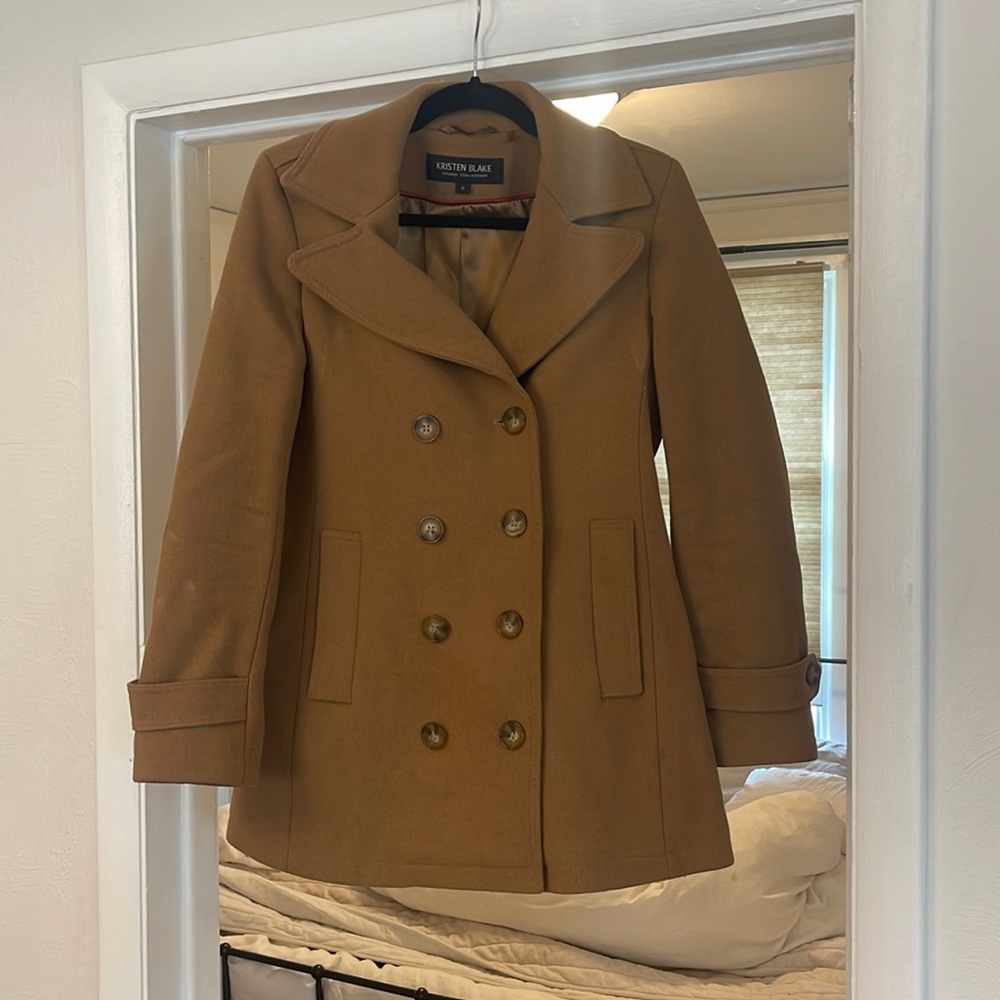 Kristen Blake studio collection camel coat